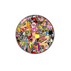 Sticker Bomb, Art, Cartoon, Dope Hat Clip Ball Marker by nateshop