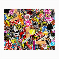 Sticker Bomb, Art, Cartoon, Dope Small Glasses Cloth by nateshop