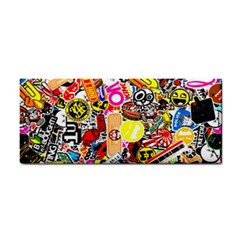 Sticker Bomb, Art, Cartoon, Dope Hand Towel by nateshop