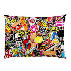 Sticker Bomb, Art, Cartoon, Dope Pillow Case by nateshop