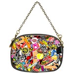 Sticker Bomb, Art, Cartoon, Dope Chain Purse (Two Sides) Front