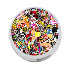 Sticker Bomb, Art, Cartoon, Dope 4-port Usb Hub (two Sides) by nateshop