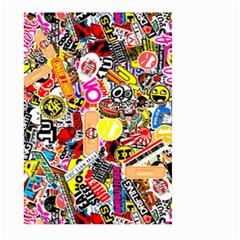 Sticker Bomb, Art, Cartoon, Dope Large Garden Flag (two Sides) by nateshop