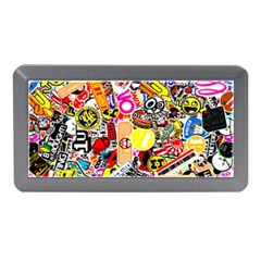 Sticker Bomb, Art, Cartoon, Dope Memory Card Reader (mini) by nateshop