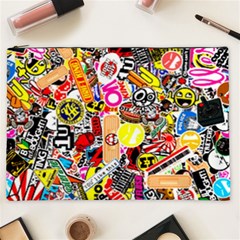 Sticker Bomb, Art, Cartoon, Dope Cosmetic Bag (xxl) by nateshop