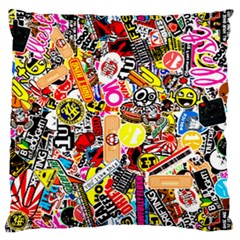 Sticker Bomb, Art, Cartoon, Dope Standard Premium Plush Fleece Cushion Case (one Side)