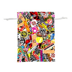 Sticker Bomb, Art, Cartoon, Dope Lightweight Drawstring Pouch (s) by nateshop