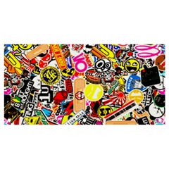 Sticker Bomb, Art, Cartoon, Dope Banner And Sign 4  X 2  by nateshop