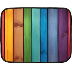 Rainbow Fleece Blanket (mini) by zappwaits