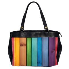 Rainbow Oversize Office Handbag (2 Sides) by zappwaits