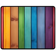 Rainbow Fleece Blanket (medium) by zappwaits