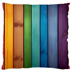 Rainbow Large Cushion Case (one Side) by zappwaits