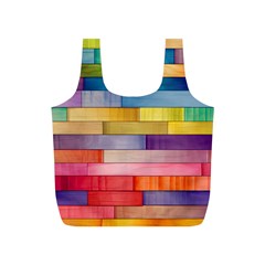 Rainbow Wood Full Print Recycle Bag (S)