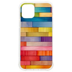 Rainbow Wood iPhone 12/12 Pro TPU UV Print Case