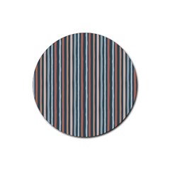 Stripes Rubber Coaster (round) by zappwaits