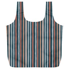 Stripes Full Print Recycle Bag (xxl) by zappwaits