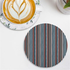 Stripes Uv Print Round Tile Coaster by zappwaits