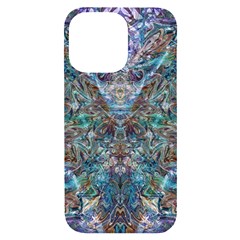 Scary Face Pour Iphone 14 Pro Max Black Uv Print Case by kaleidomarblingart