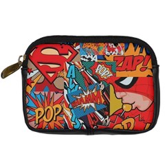 Comic Cartoon Pattern Digital Camera Leather Case by pakminggu