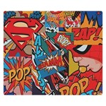 Comic Cartoon Pattern Two Sides Premium Plush Fleece Blanket (Small) 50 x40  Blanket Front