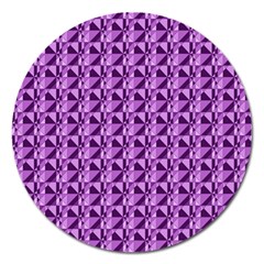 Violet Geometry Magnet 5  (round)