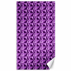 Violet Geometry Canvas 40  X 72 