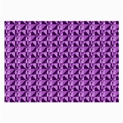 Violet Geometry Large Glasses Cloth (2 Sides) by Sparkle