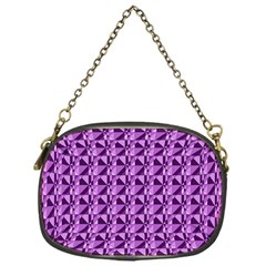 Violet Geometry Chain Purse (one Side) by Sparkle