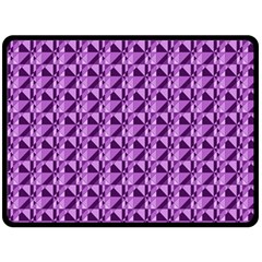 Violet Geometry Two Sides Fleece Blanket (large) by Sparkle