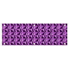 Violet Geometry Banner And Sign 6  X 2  by Sparkle