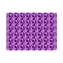 Violet Geometry Premium Plush Fleece Blanket (mini) by Sparkle