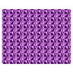 Violet Geometry Premium Plush Fleece Blanket (medium) by Sparkle