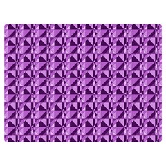 Violet Geometry Premium Plush Fleece Blanket (extra Small) by Sparkle