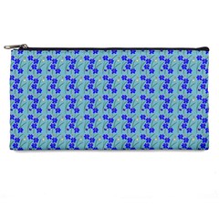 Skyblue Floral Pencil Case by Sparkle