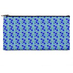 Skyblue Floral Pencil Case Front