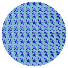 Skyblue Floral Round Trivet by Sparkle