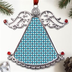 Arabic Pattern Metal Angel With Crystal Ornament