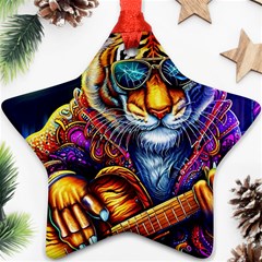 Tiger Rockingstar Ornament (star)