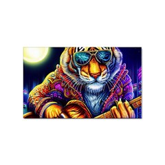 Tiger Rockingstar Sticker (rectangular) by Sparkle