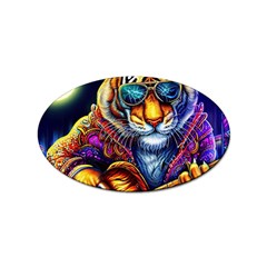 Tiger Rockingstar Sticker Oval (10 Pack) by Sparkle