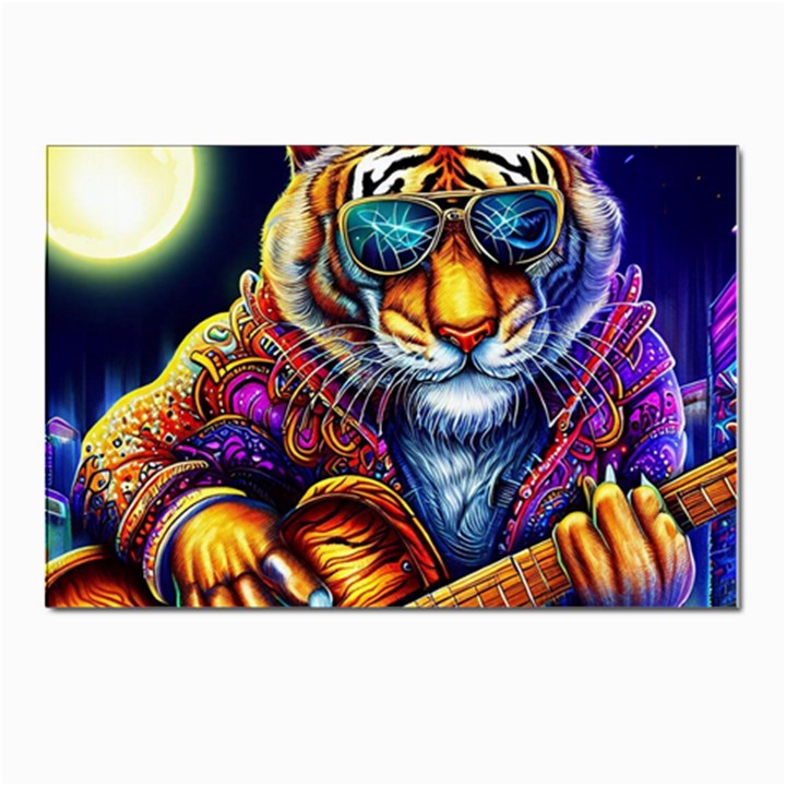 Tiger Rockingstar Postcards 5  x 7  (Pkg of 10)