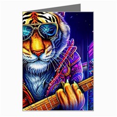 Tiger Rockingstar Greeting Card by Sparkle