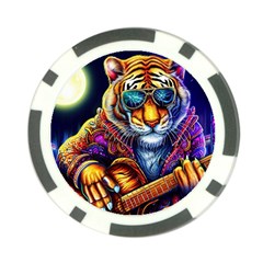 Tiger Rockingstar Poker Chip Card Guard by Sparkle