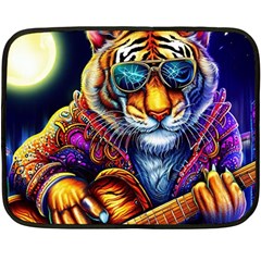 Tiger Rockingstar Fleece Blanket (mini) by Sparkle