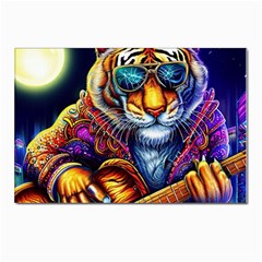 Tiger Rockingstar Postcard 4 x 6  (pkg Of 10) by Sparkle