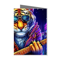 Tiger Rockingstar Mini Greeting Cards (pkg Of 8)