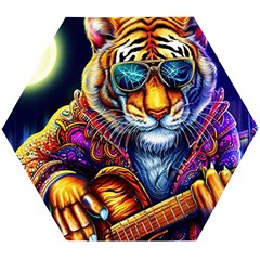 Tiger Rockingstar Wooden Puzzle Hexagon by Sparkle