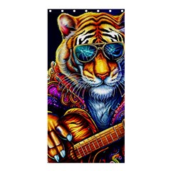 Tiger Rockingstar Shower Curtain 36  X 72  (stall)  by Sparkle