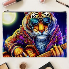 Tiger Rockingstar Cosmetic Bag (xxxl) by Sparkle