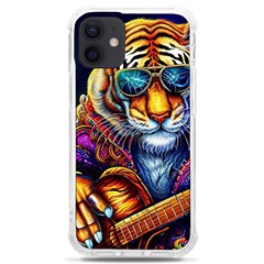 Tiger Rockingstar Iphone 12 Mini Tpu Uv Print Case	 by Sparkle